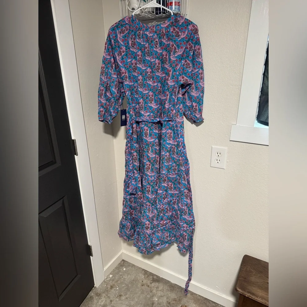 Printfresh NWT Rhinestone Cowgirl - Main Street Dress - Blue Jean - Picture 5 of 6